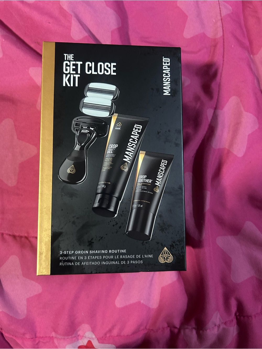 Manscaped Get Close Kit - Black & Gold Men’s Grooming Set